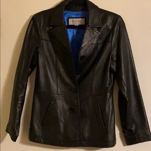 Vintage Wilson black leather women’s  jacket Small